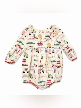 Pink Chicken Ballet Flats Bubble 12-18 Months